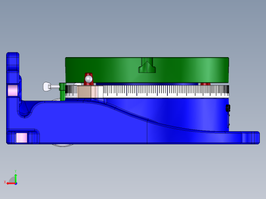 手动旋转工作台  IGES Parasolid STEP后视缩略图