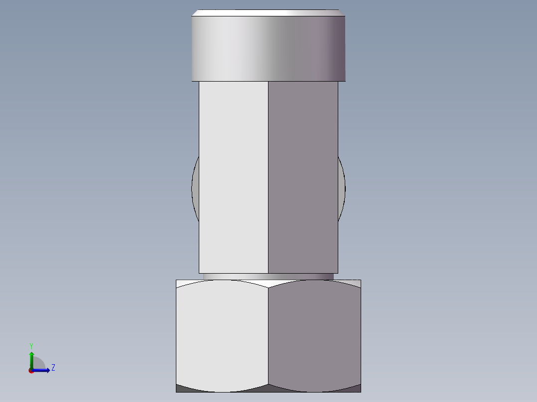 CC+CD 三通组合接头、CC-30左视图