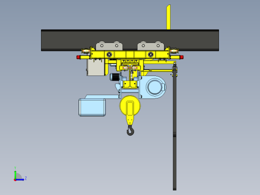 龙门吊行车左视缩略图