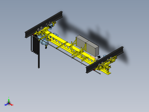 龙门吊行车正等轴测缩略图