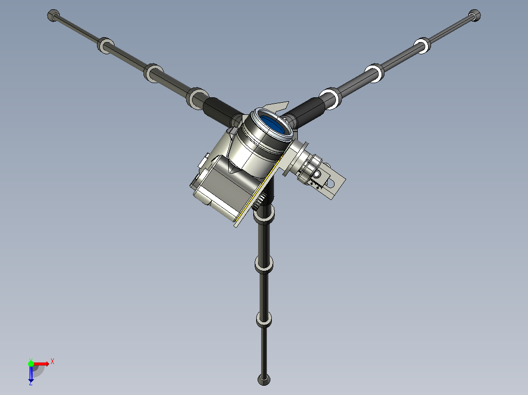 B3003259-松下FZ50和三脚架俯视图