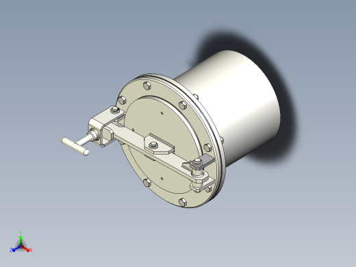 人孔manhole-dn250-1 1 STP IGS