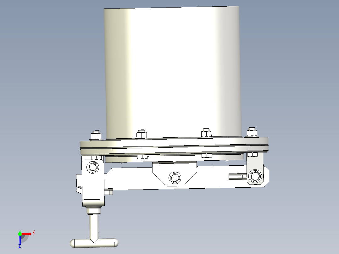 人孔manhole-dn250-1 1 STP IGS俯视图