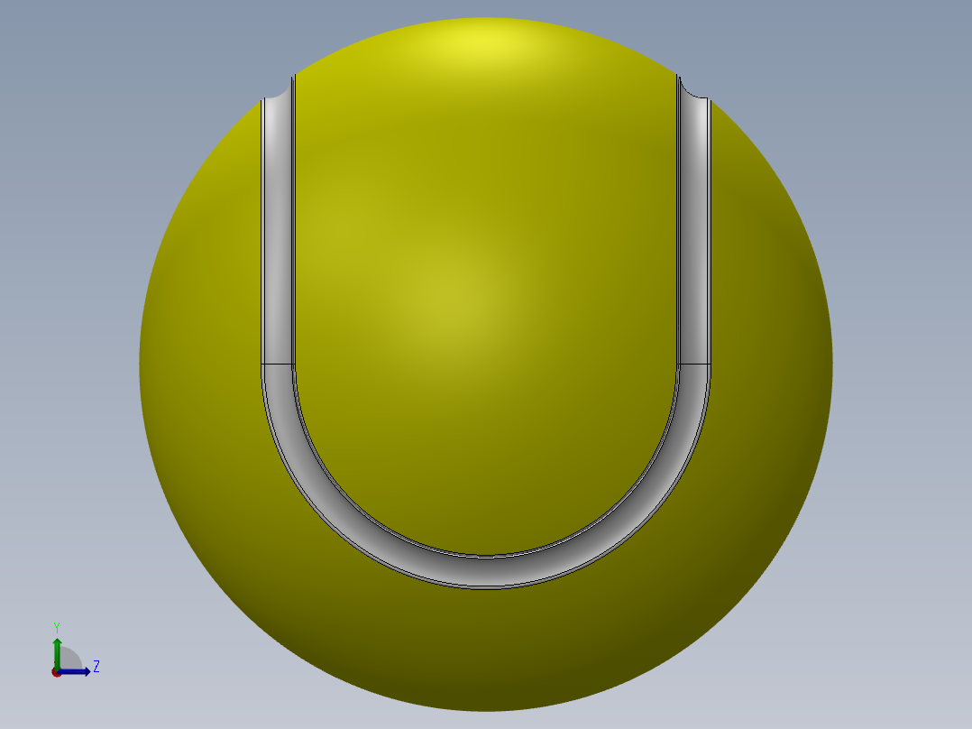 网球、网球拍(10)左视图