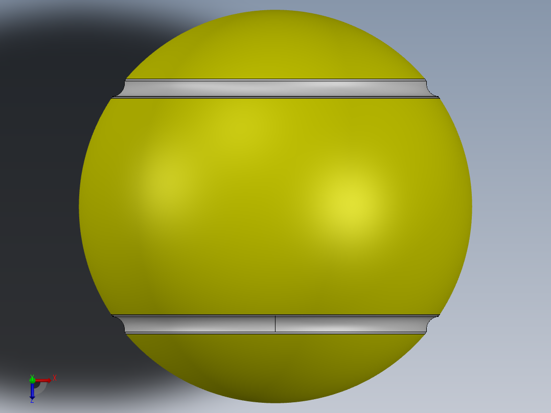网球、网球拍(10)俯视图