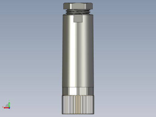 M8传感插连接器直型母插4芯后视缩略图