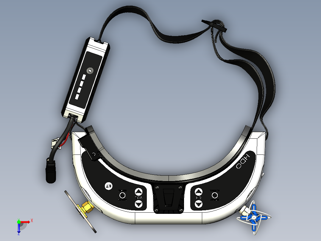 VR眼睛(5)俯视图