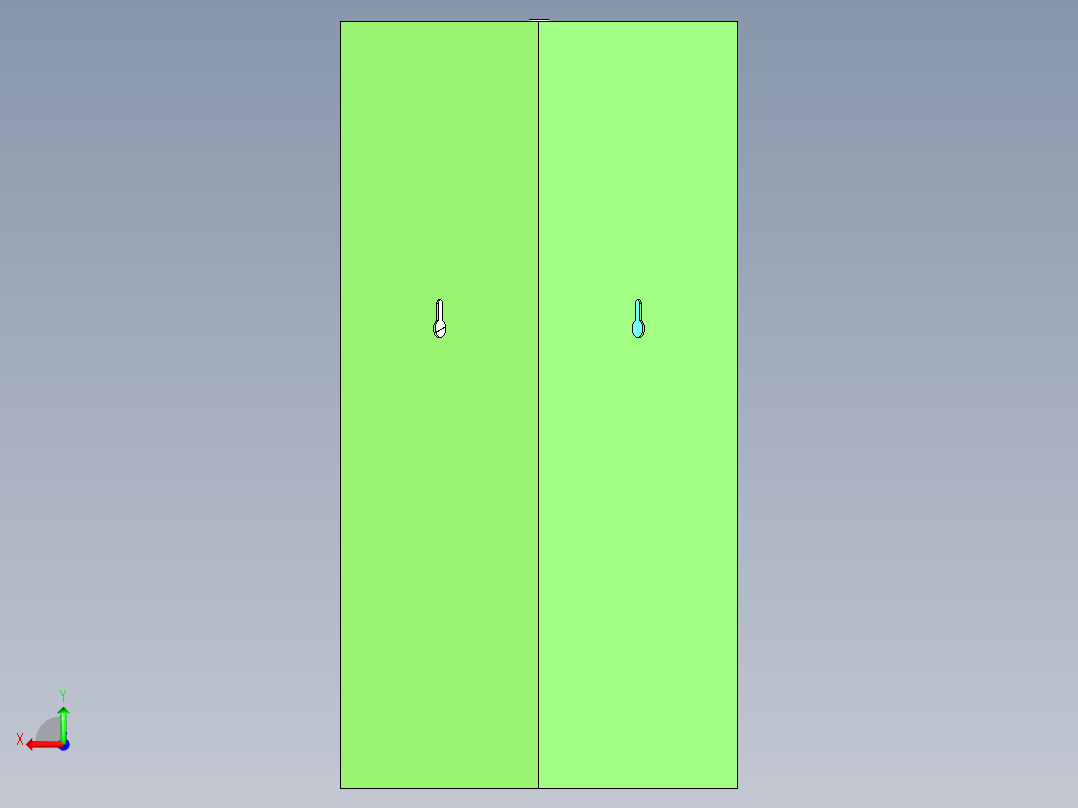 浴室旋转置物架后视图