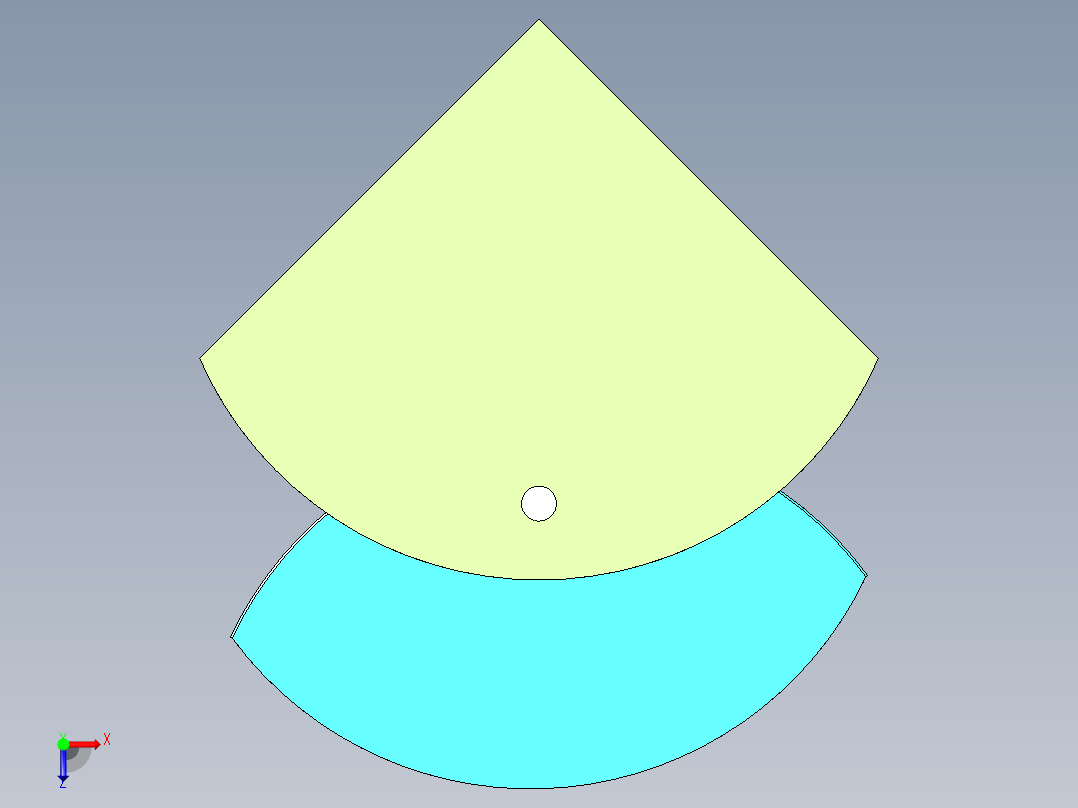 浴室旋转置物架俯视图
