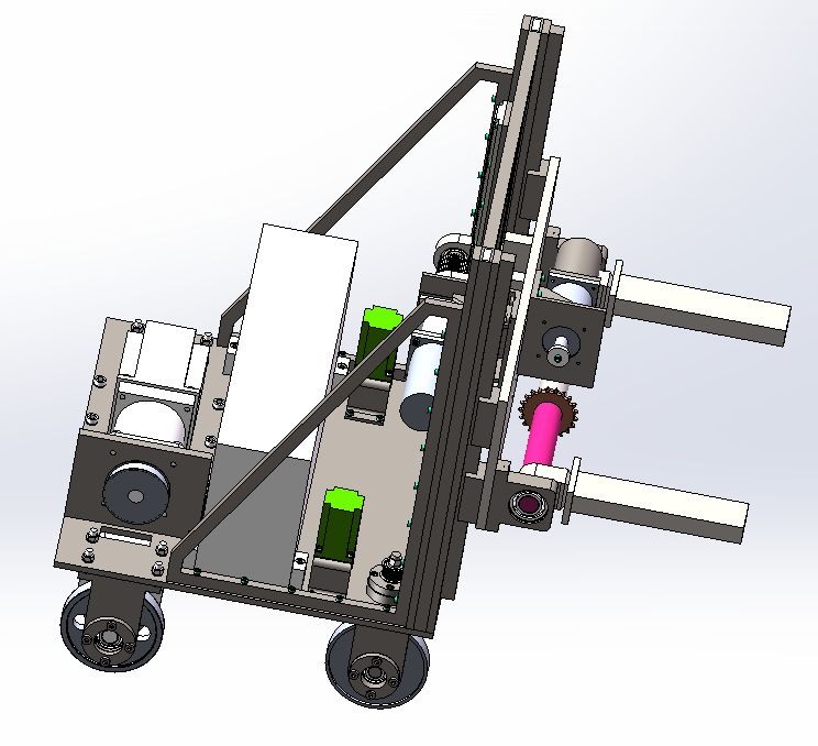 AGV小车设计含三维+二维+说明