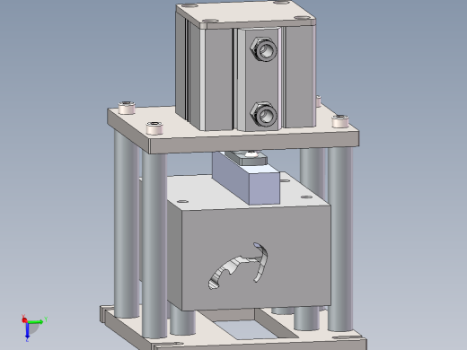 密封条冲切机构