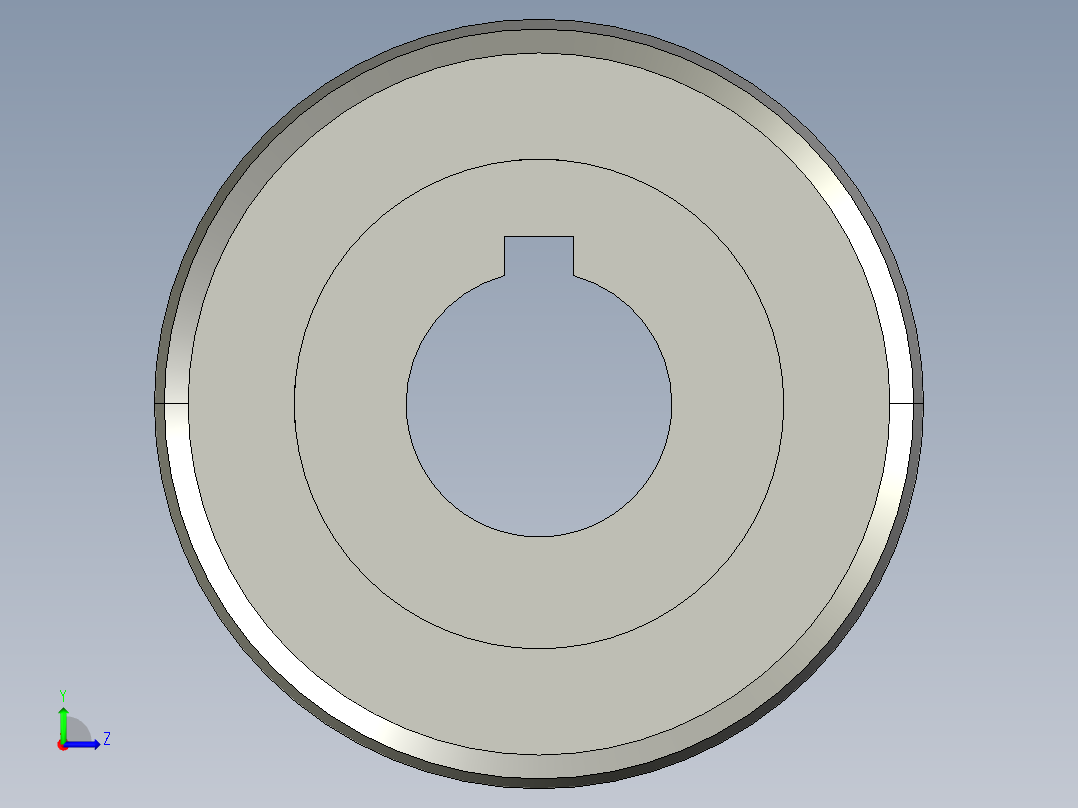 同步轮PTPP20P8M250_A_H19_a左视图