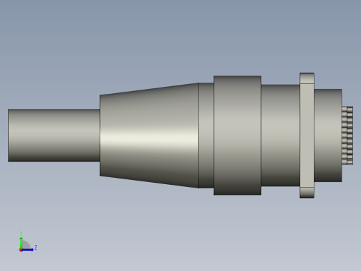 WS28J24QZ24针公母头一套额定电流5A左视缩略图