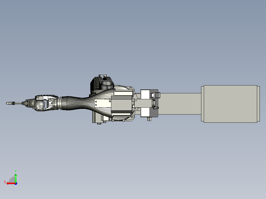 KR5带焊枪BJKR5arc配置2后视图