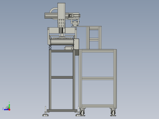 物料连续性输送检测的检测装置右视缩略图