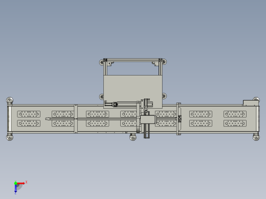 物料连续性输送检测的检测装置俯视缩略图