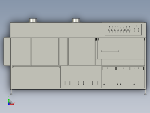 有温度监控功能的加热柜体前视缩略图