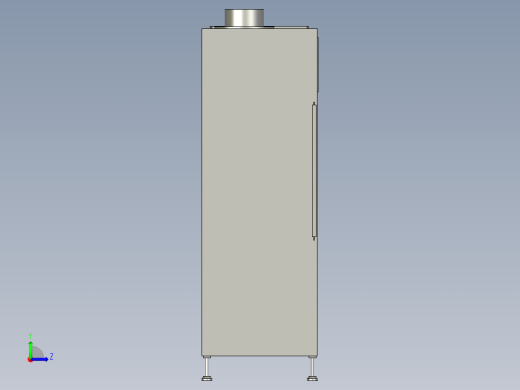 有温度监控功能的加热柜体左视缩略图