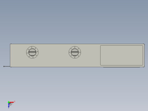 有温度监控功能的加热柜体俯视缩略图