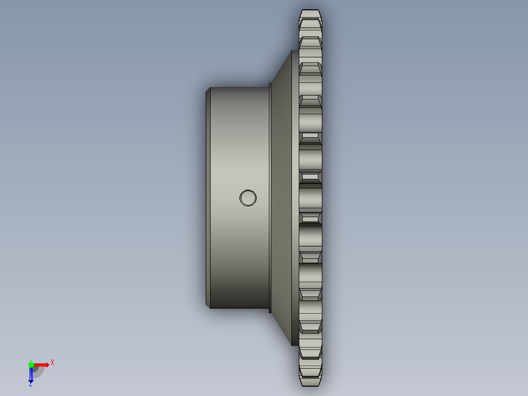 联轴器A-12A-28俯视图
