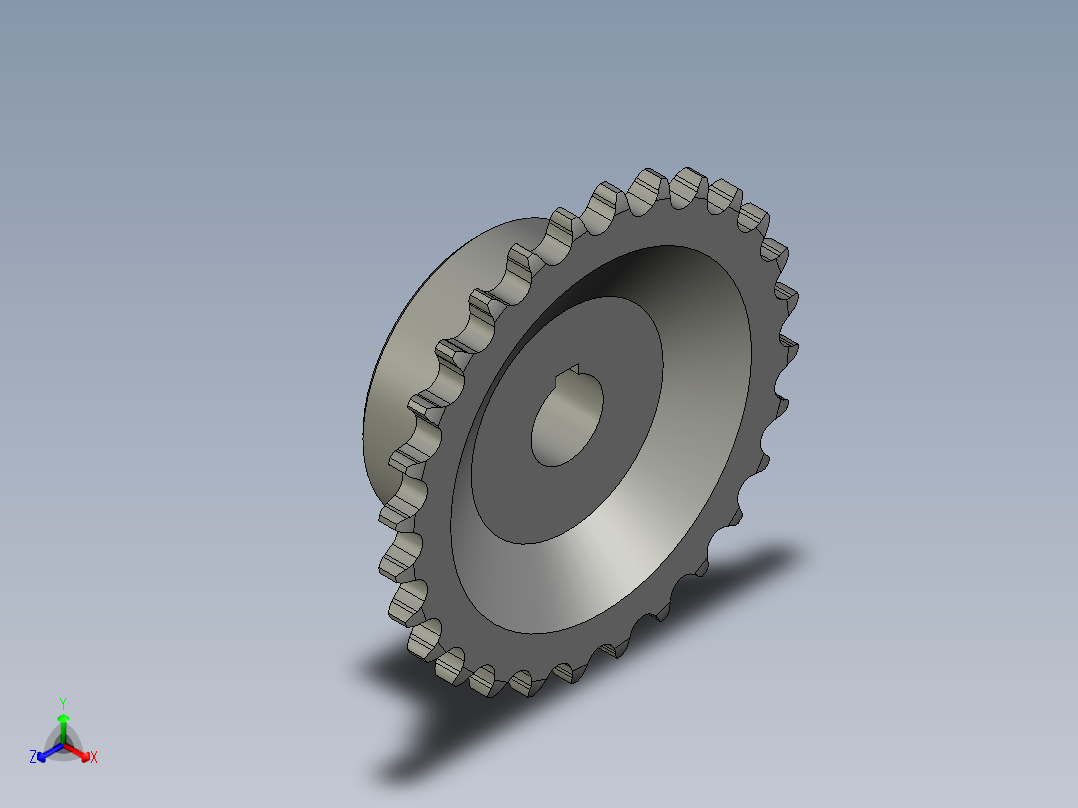 联轴器A-12A-28正等轴测图