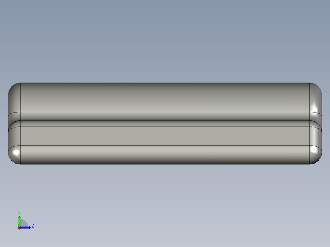 锌合金合页XR-3040左视图