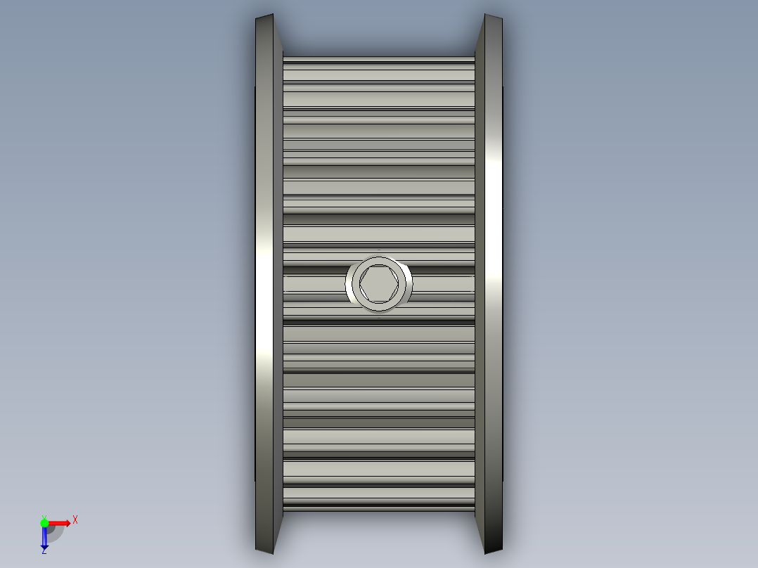 仿轮HTPA26S5M150-A-C20俯视图