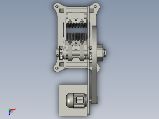 土木工程用岩石破碎机俯视缩略图