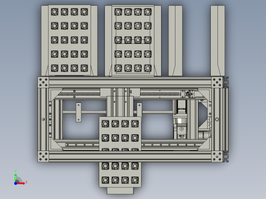 K双丝杆伸降机自动伸缩货叉_11前视缩略图