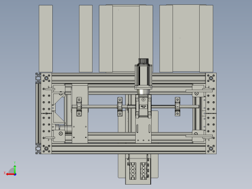 K双丝杆伸降机自动伸缩货叉_11后视缩略图