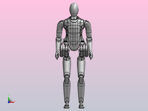 人形机器人前视缩略图