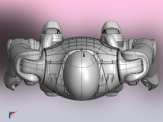 人形机器人俯视缩略图