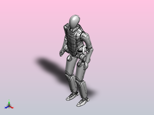 人形机器人正等轴测缩略图