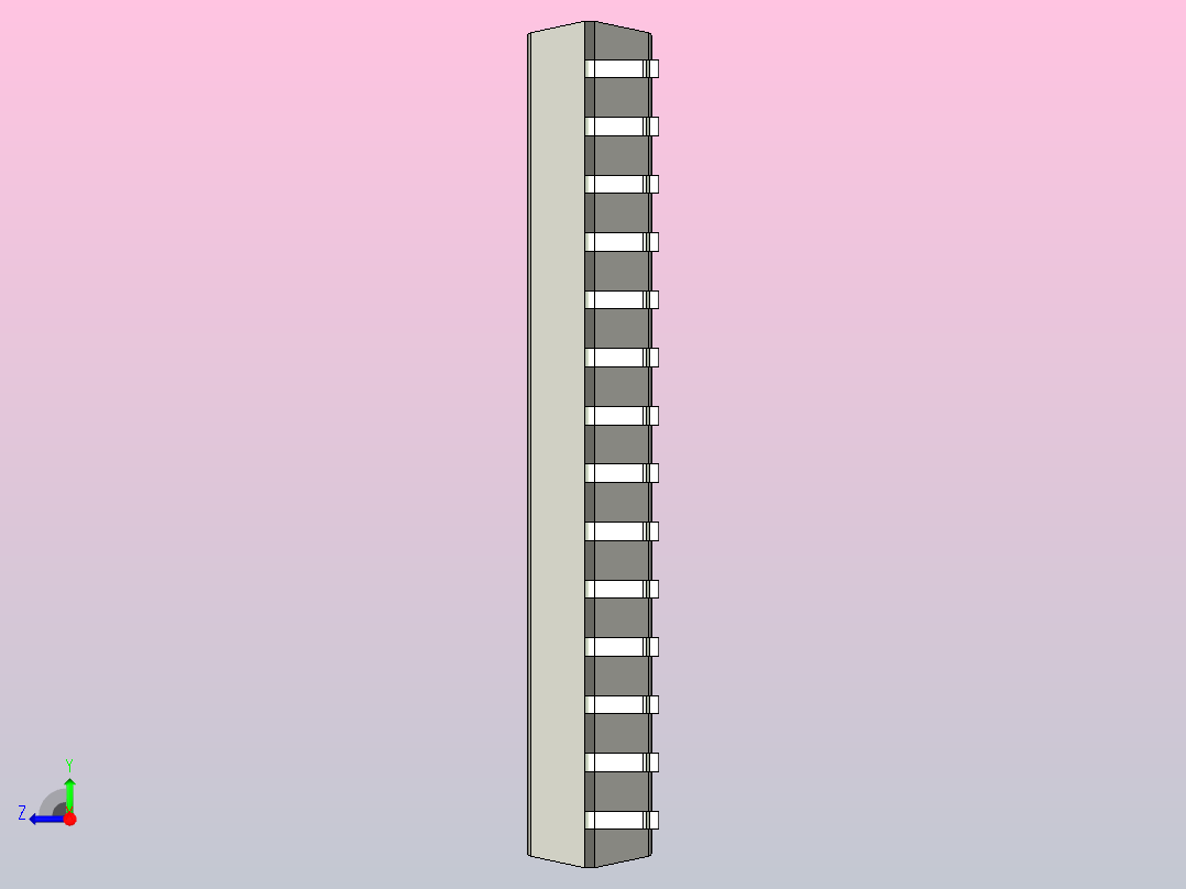106x SOIC 封装（小外形集成电路）SOIC127P1180X275-28N右视图