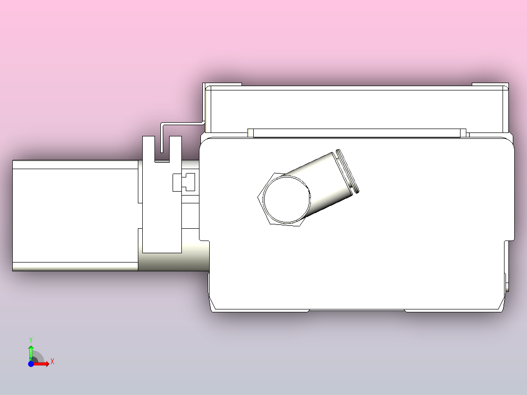 MCB10无尘皮带滑台[MCB10-L32-400-L-100W-C3]前视图