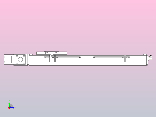MCB10无尘皮带滑台[MCB10-L32-400-L-100W-C3]左视缩略图