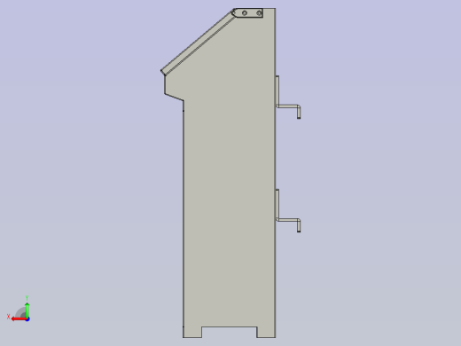 自动升降环形动力生产称重线设计-Electriccontrolcabinetcombination电控柜组合-V2后视缩略图