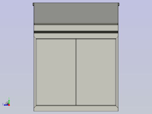 自动升降环形动力生产称重线设计-Electriccontrolcabinetcombination电控柜组合-V2右视缩略图