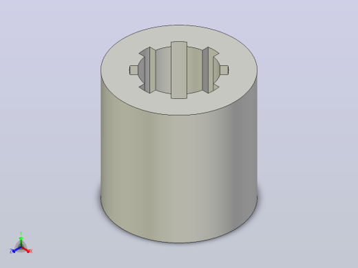 标准的轴花键毂-包含所有配置的Solidworks零件