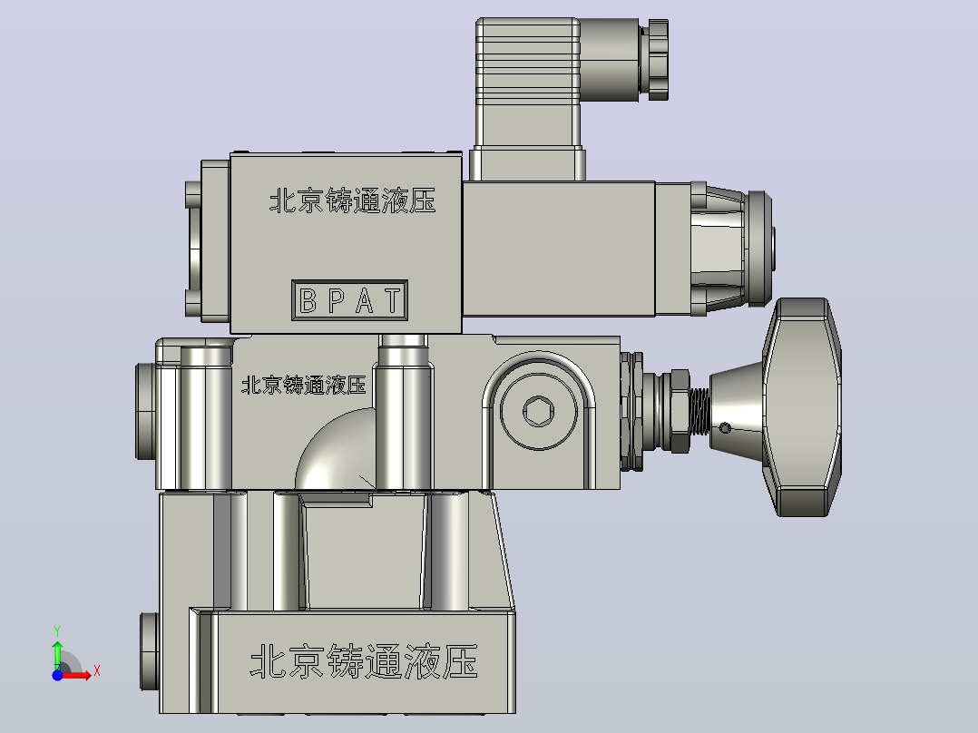 DB╱DBW先导溢流阀（30系列）-板式连接[DBW10-1]前视图