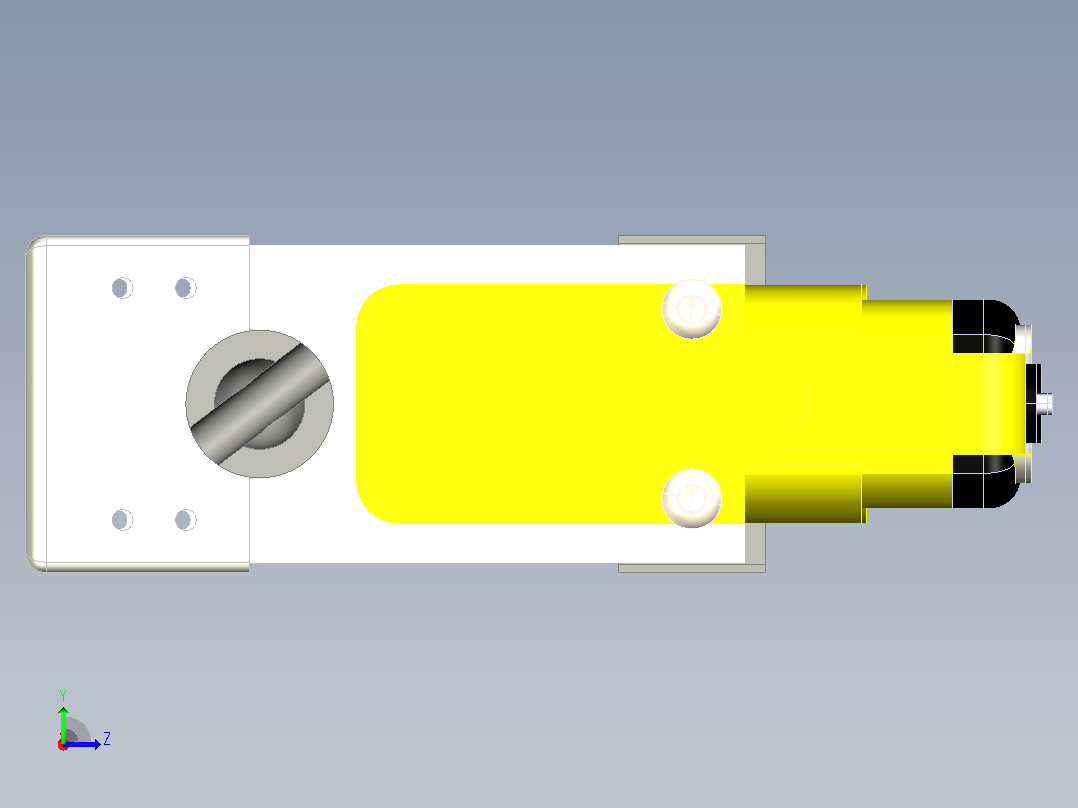 双电机传动系统A2 STP左视图
