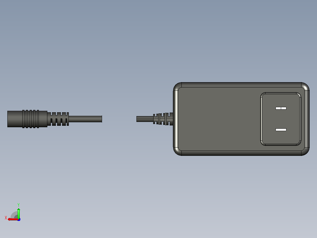 AC to DC 8 4V 1A适用于18650后视图