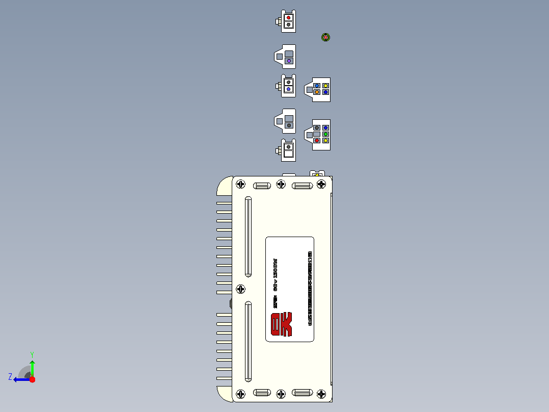 电动车控制器1.5KW右视图