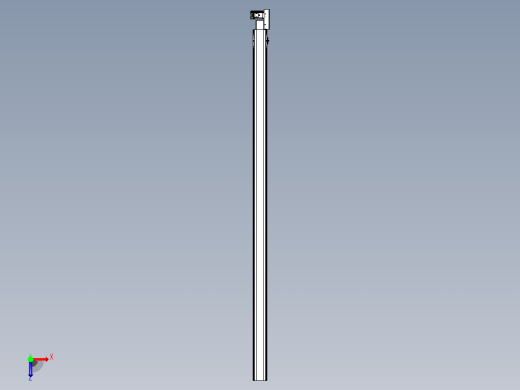 皮带直线轴半封闭可选导轨TPA-HNB-105D-90-L2400-ML-Y-P20-N3俯视缩略图