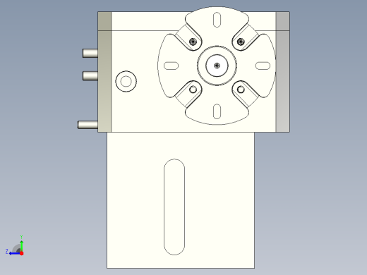 MK2STR-1BS-WA30-W400-C1滚子链小头部双驱动（1倍速）右视缩略图