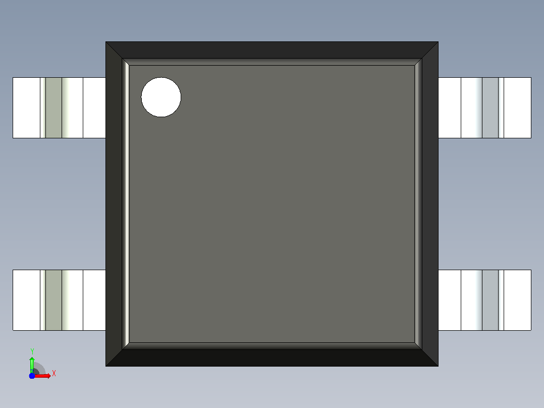 106x SOIC 封装（小外形集成电路）SOIC254P680X239-4N前视图