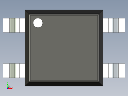 106x SOIC 封装（小外形集成电路）SOIC254P680X239-4N前视缩略图