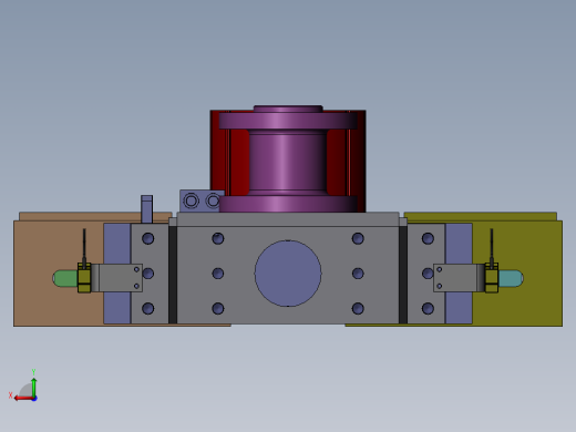 电机定子夹持器、工装夹具后视缩略图