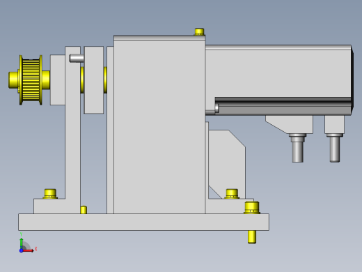始终保持向下的单马达驱动装置前视缩略图