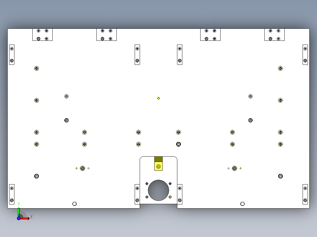 料架升降机俯视图